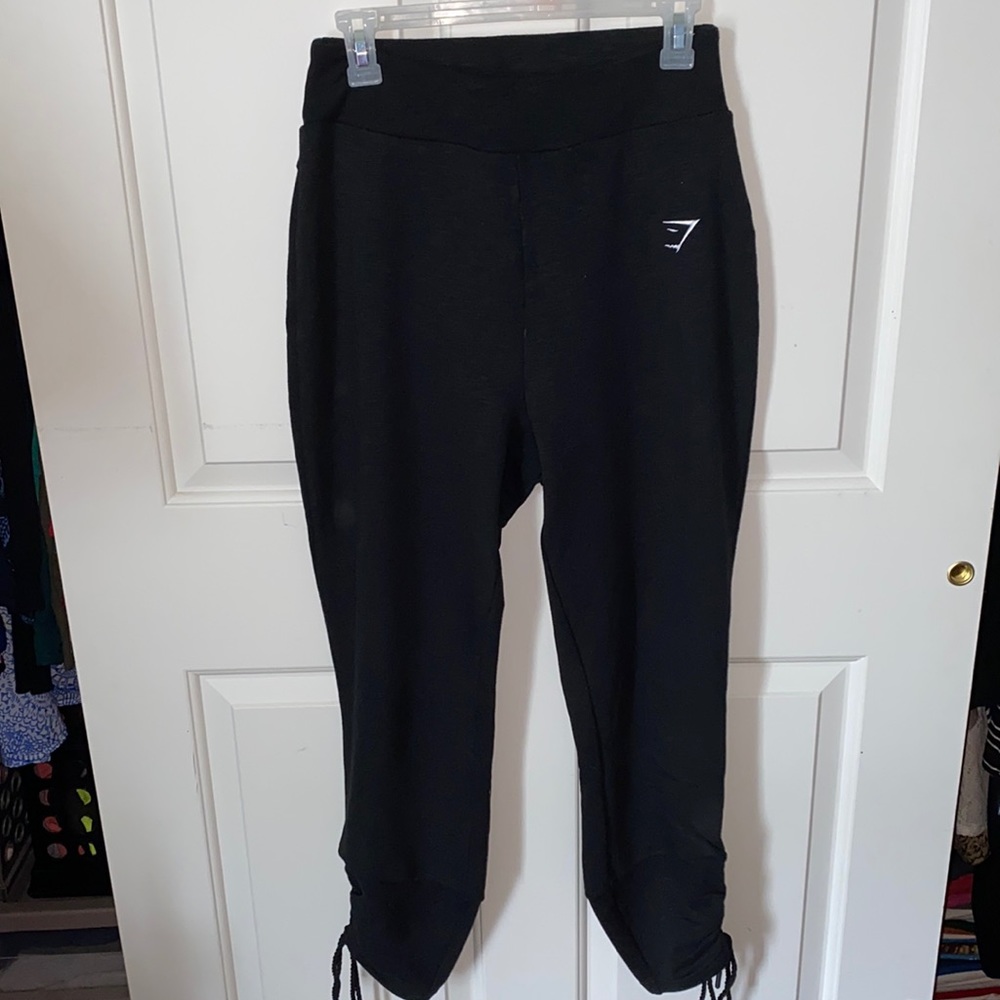 Black Gymshark joggers